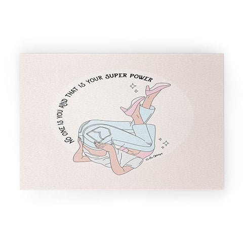 The Optimist This Is Your Superpower Welcome Mat