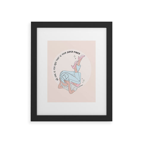 The Optimist This Is Your Superpower Framed Art Print