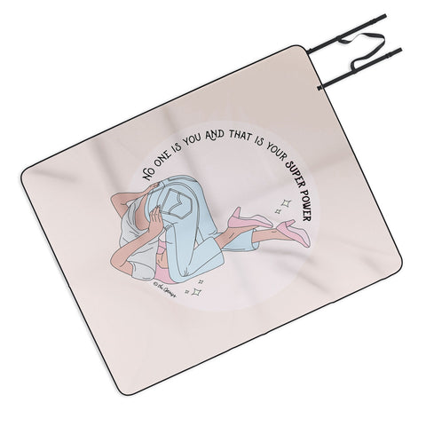 The Optimist This Is Your Superpower Picnic Blanket