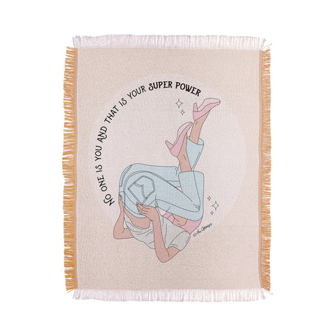 The Optimist This Is Your Superpower Throw Blanket