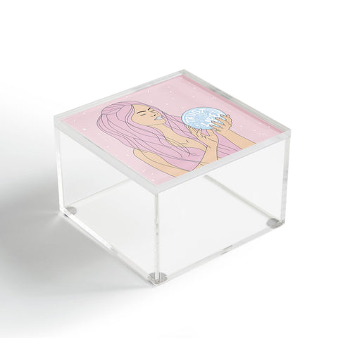 The Optimist Trust The Timing Of Your Life Acrylic Box