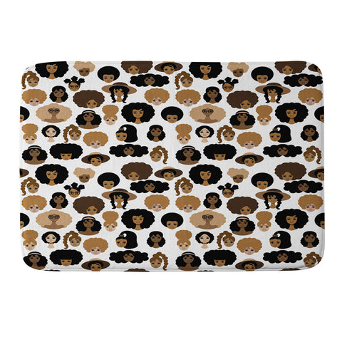 The Pairabirds All My Sisters Memory Foam Bath Mat