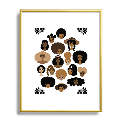 The Pairabirds All My Sisters Metal Framed Art Print