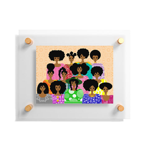 The Pairabirds Bakers Dozen Floating Acrylic Print