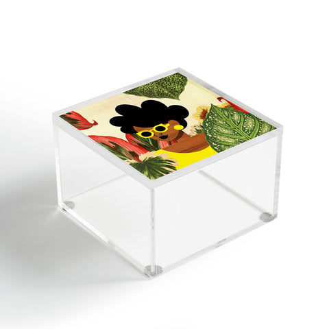 The Pairabirds Bayou Girl II Acrylic Box