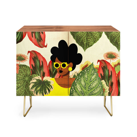The Pairabirds Bayou Girl II Credenza