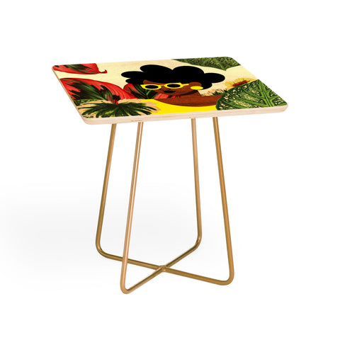 The Pairabirds Bayou Girl II Side Table