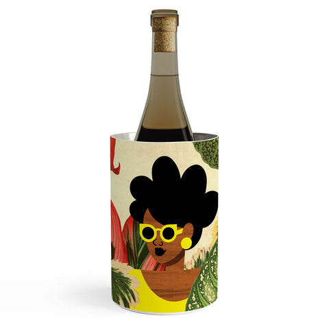 The Pairabirds Bayou Girl II Wine Chiller