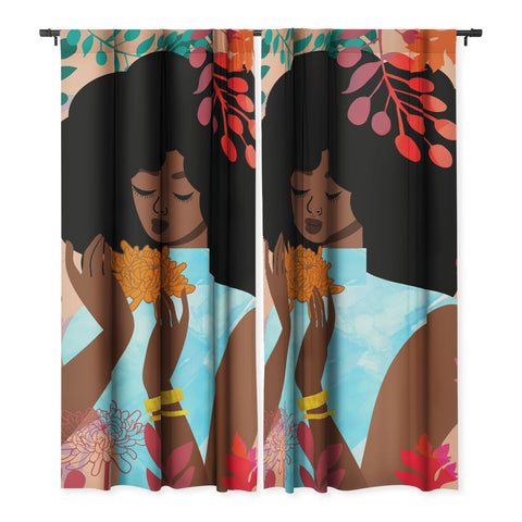 The Pairabirds Chrysanthemums in November Blackout Non Repeat