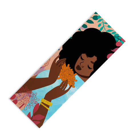 The Pairabirds Chrysanthemums in November Yoga Mat