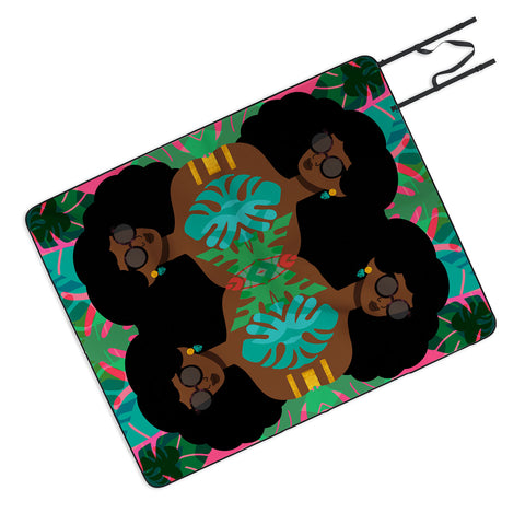 The Pairabirds Eva I Picnic Blanket