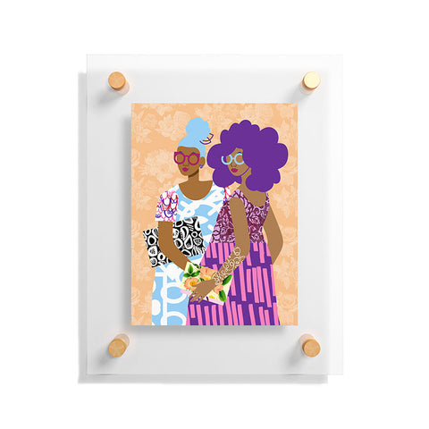 The Pairabirds The Terrific Two Floating Acrylic Print