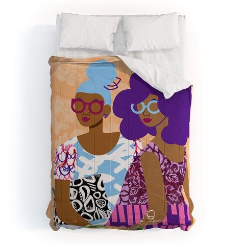 The Pairabirds The Terrific Two Comforter