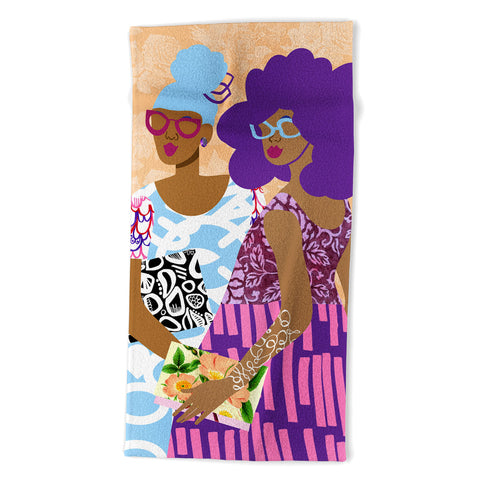 The Pairabirds The Terrific Two Beach Towel