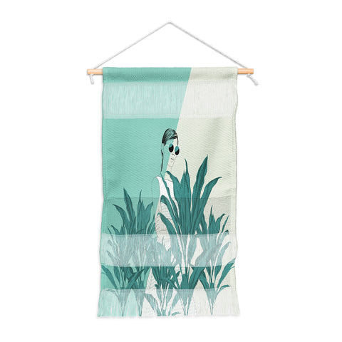 The Red Wolf The Blue Nature Wall Hanging Portrait