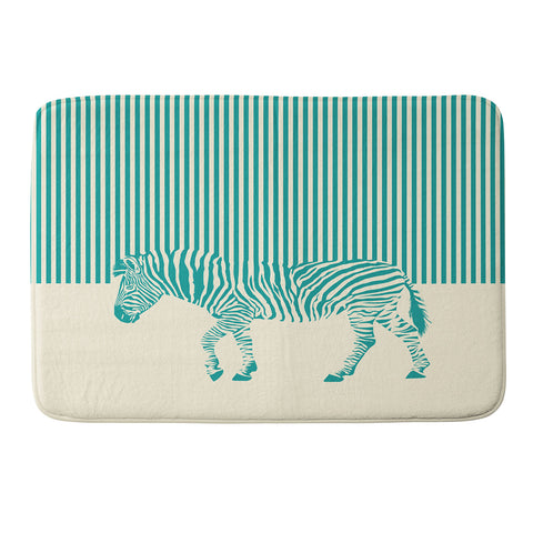 The Red Wolf The Zebra Memory Foam Bath Mat