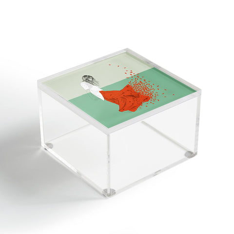 The Red Wolf Woman Color 9 Acrylic Box