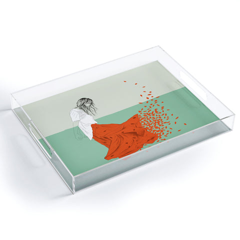 The Red Wolf Woman Color 9 Acrylic Tray