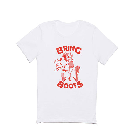 The Whiskey Ginger Bring Your Ass Kicking Boots Classic T-shirt