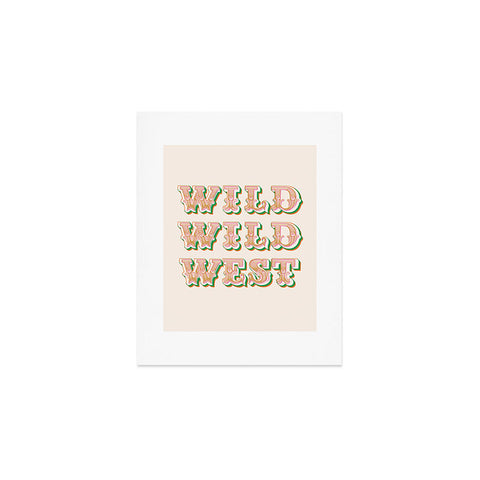 The Whiskey Ginger Cool Retro Red Green Wild Wild Art Print