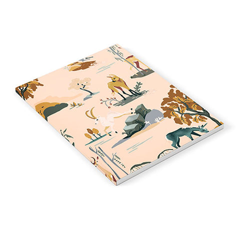 The Whiskey Ginger Cute Playful Animal Pattern Notebook
