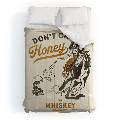 The Whiskey Ginger Dont Call Me Honey Retro Pinup Comforter