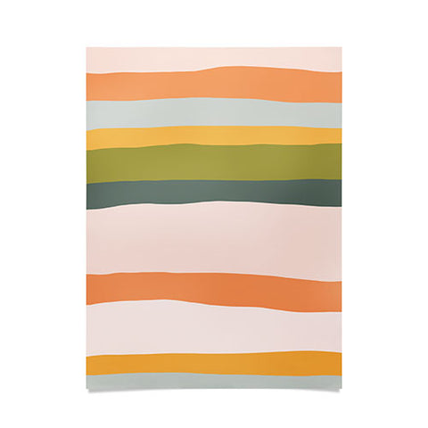The Whiskey Ginger Dreamy Stripes Colorful Fun Poster