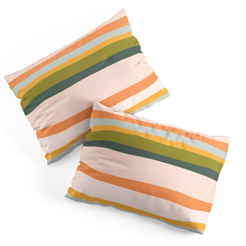 The Whiskey Ginger Dreamy Stripes Colorful Fun Pillow Shams