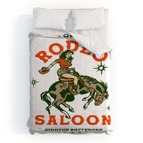 The Whiskey Ginger Old Rodeo Saloon Giddy Up Butt Comforter