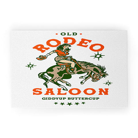 The Whiskey Ginger Old Rodeo Saloon Giddy Up Butt Welcome Mat