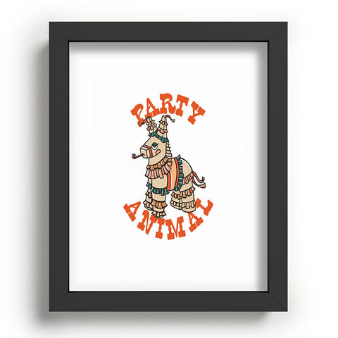 The Whiskey Ginger Party Animal Donkey Pinata Recessed Framing Rectangle