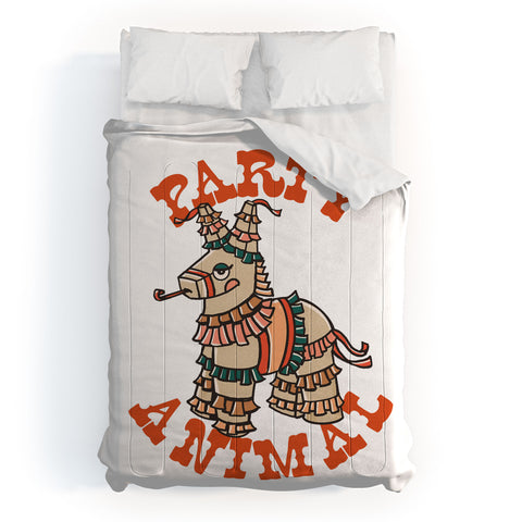 The Whiskey Ginger Party Animal Donkey Pinata Comforter