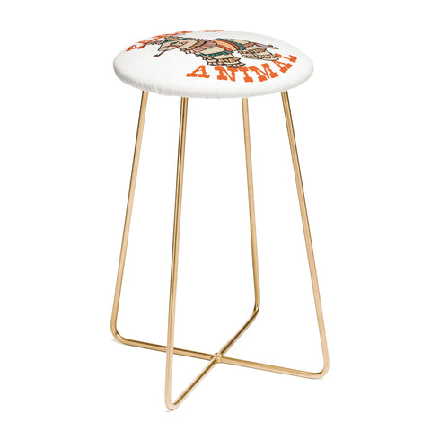The Whiskey Ginger Party Animal Donkey Pinata Counter Stool