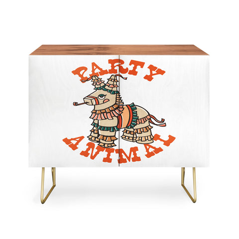The Whiskey Ginger Party Animal Donkey Pinata Credenza