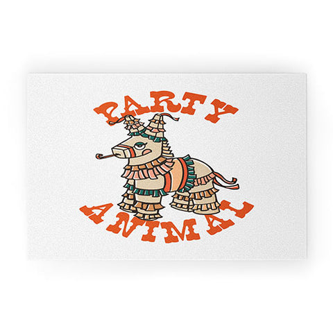 The Whiskey Ginger Party Animal Donkey Pinata Welcome Mat