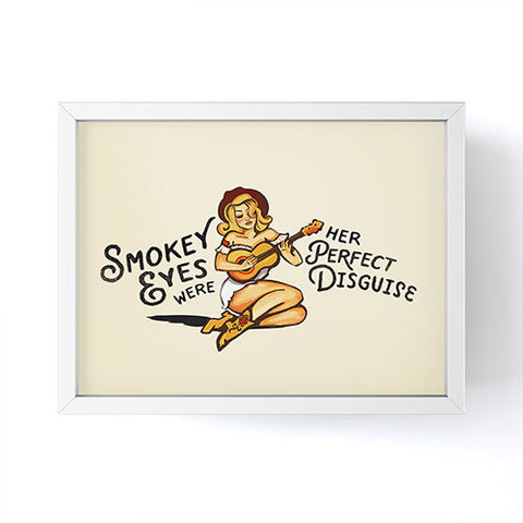 The Whiskey Ginger Smokey Eyes Perfect Disguise Framed Mini Art Print