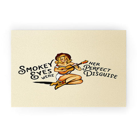 The Whiskey Ginger Smokey Eyes Perfect Disguise Welcome Mat