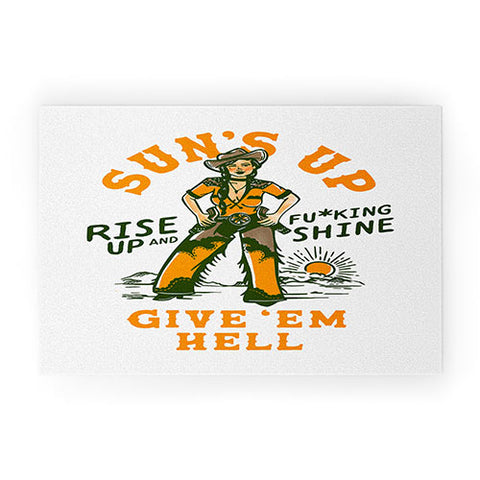 The Whiskey Ginger Suns Up Give Em Hell Rise Up Welcome Mat