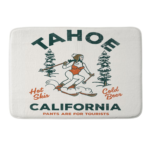 The Whiskey Ginger Tahoe California Pants Are For Tourists Memory Foam Bath Mat