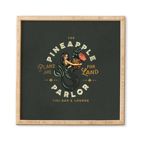 The Whiskey Ginger The Pineapple Parlor Plans Framed Wall Art