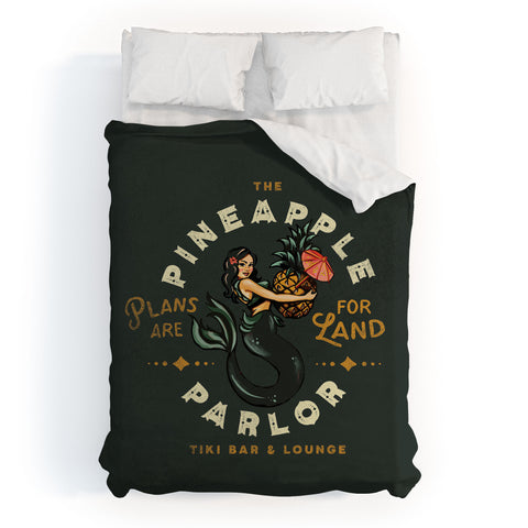The Whiskey Ginger The Pineapple Parlor Plans Duvet Cover