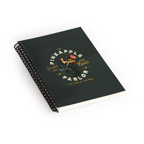 The Whiskey Ginger The Pineapple Parlor Plans Spiral Notebook