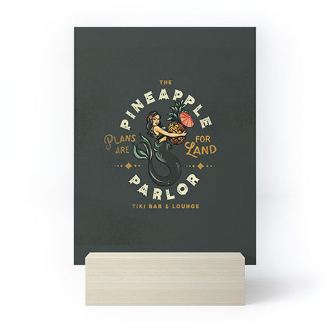 The Whiskey Ginger The Pineapple Parlor Plans Mini Art Print