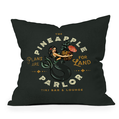 The Whiskey Ginger The Pineapple Parlor Plans Throw Pillow