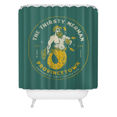 The Whiskey Ginger The Thirsty Merman Provincetown Shower Curtain