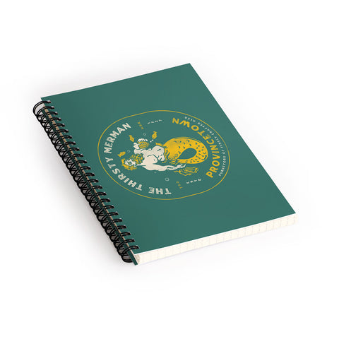 The Whiskey Ginger The Thirsty Merman Provincetown Spiral Notebook