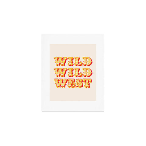 The Whiskey Ginger Vintage Red Yellow Wild Wild Art Print