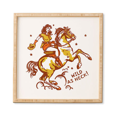 The Whiskey Ginger Wild As Heck V 3 Framed Wall Art