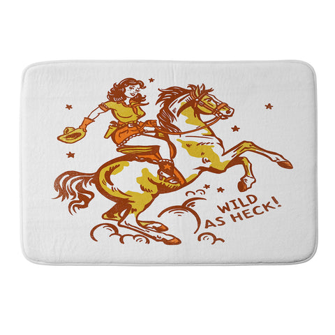 The Whiskey Ginger Wild As Heck V 3 Memory Foam Bath Mat
