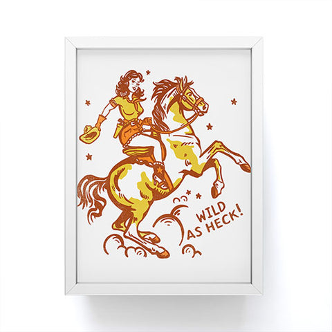 The Whiskey Ginger Wild As Heck V 3 Framed Mini Art Print